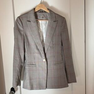 Checked Blazer